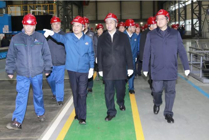 雷凡培、楊金成到渤船集團調研